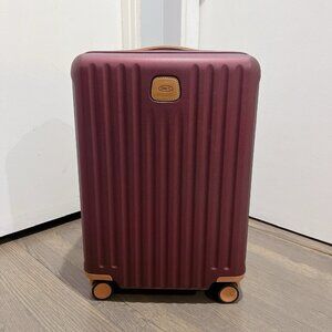 Bric's Capri 2.0 21-Inch Spinner - Luxury Carry On Luggage Bordeaux Red - NEW